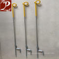 1.05m  Yellow Metal Pigtail fence post